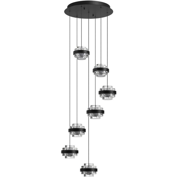 

Подвесной светильник Odeon Light Klot LED 5031/40L черный/металл/акрил 40W 4000K 2528лм, Klot 5031/40L