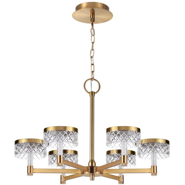 

Подвесная люстра Odeon Light Fivre 5032/36L античн.бронза/металл/акрил LED 36W 4000K 2596лм, Прозрачный, Fivre 5032/36L