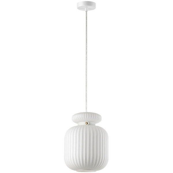 

Подвесной светильник Odeon Light Jugi 5042/1C PENDANT белый/белый/металл/стекло/эко.кожа E27 1*60W, Jugi 5042/1C