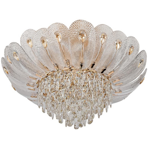 

Потолочная люстра Odeon Light Paroti 5048/11 золото/прозрачный/янтарный/металл/хрусталь/стекло E14 11*40W, Paroti 5048/11