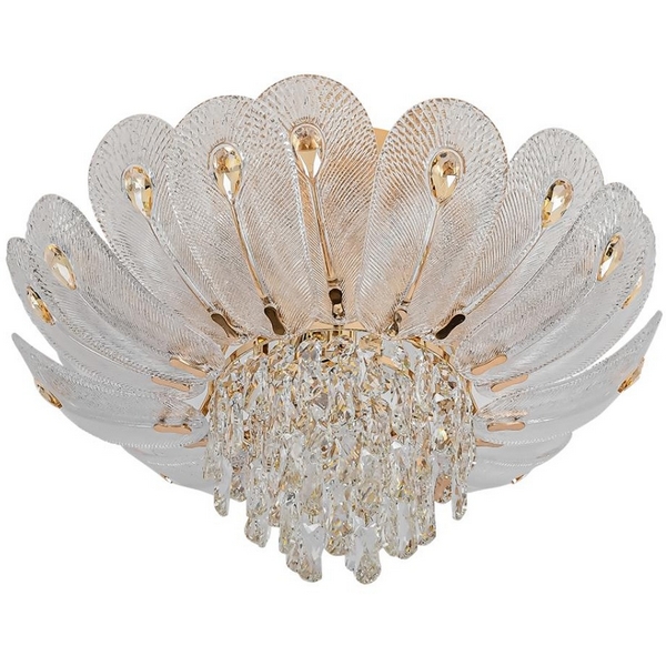 

Потолочная люстра Odeon Light Paroti 5048/7 золото/прозрачный/янтарный/металл/хрусталь/стекло E14 7*40W, Paroti 5048/7