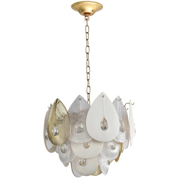 

Подвесная люстра Odeon Light Cabochon 5050/11 золото/прозрачный/металл/стекло/фарфор/металл E14 11*40W, Белый, Cabochon 5050/11