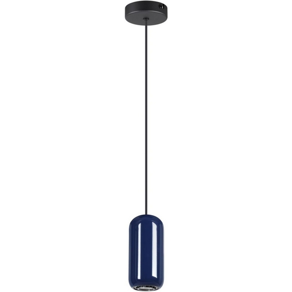 

Подвесной светильник Odeon Light Ovali 5053/1E PENDANT черный/синий/металл GU10 LED 4W, Ovali 5053/1E