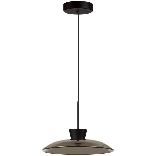 

Подвесной светильник Odeon Light Saucer 5055/9L черный/дымчатый/металл/стекло LED 9W 3000К, Saucer 5055/9L