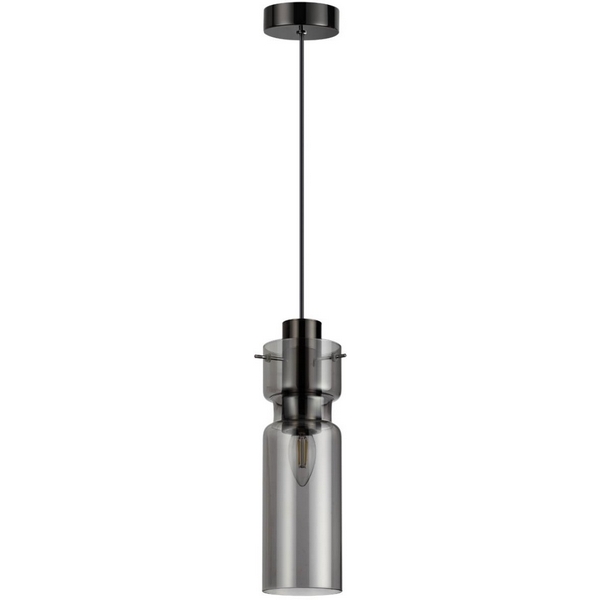 

Подвесной светильник Odeon Light Scrow 5057/1 PENDANT черный/дымчатый/металл/стекло E27 1*40W, Scrow 5057/1