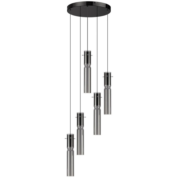 

Подвесная люстра Odeon Light Scrow 5058/25L PENDANT черный/дымчатый/металл/стекло LED 5*5W 3000K, Scrow 5058/25L