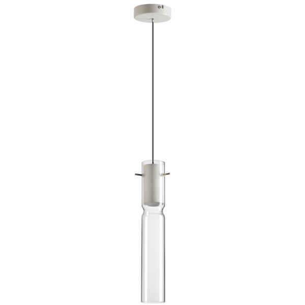 

Подвесной светильник Odeon Light Scrow 5058/5LB PENDANT белый/прозрачный/металл/стекло LED 5W 3000K, Scrow 5058/5LB