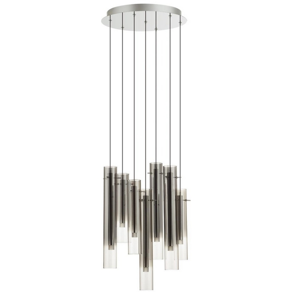 

Подвесная каскадная люстра Odeon Light Shiny 5061/32LA PENDANT серебристый/дымчатый/металл/стекло LED 7*4W 3000K, Shiny 5061/32LA