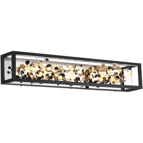 

Настенный светильник Odeon Light Bild 5065/23WL черный/золото/металл/металл LED 1*23W 4000K, Bild 5065/23WL