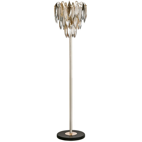 

Торшер Odeon Light Vilna 5068/4F золото/дымчат./янтарн./матовый белый/металл/хрусталь E14 4*40W, Дымчатый, Vilna 5068/4F