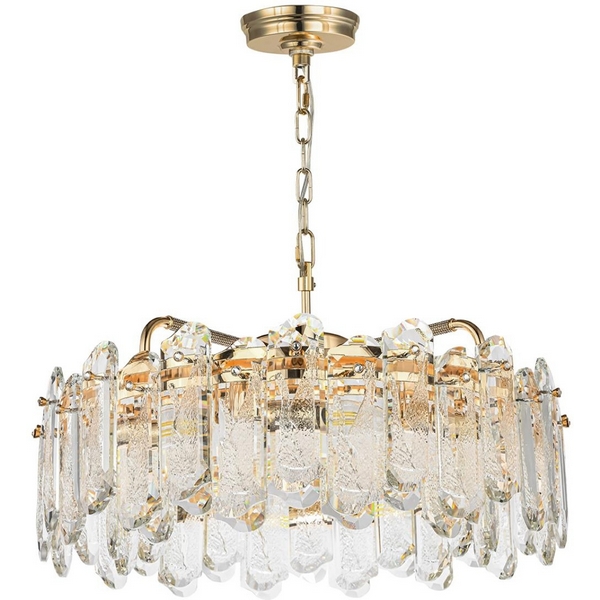 

Подвесная люстра Odeon Light Bullon 5069/10 золото/прозрачный/металл/хрусталь E14 10*40W, Bullon 5069/10