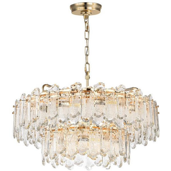 

Люстра подвесная шириной 80 см каскадная Odeon Light Bullon 5069/22 золото/прозрачный/металл/хрусталь E14 22*40W BULLON, Bullon 5069/22