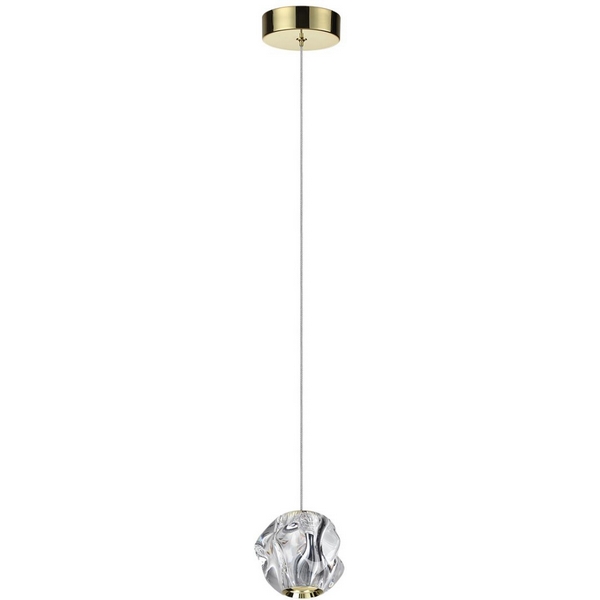 

Подвесной светильник Odeon Light Jemstone 5085/5L золото/прозрачный/металл/акрил LED 5W 4000K 240Лм, Jemstone 5085/5L