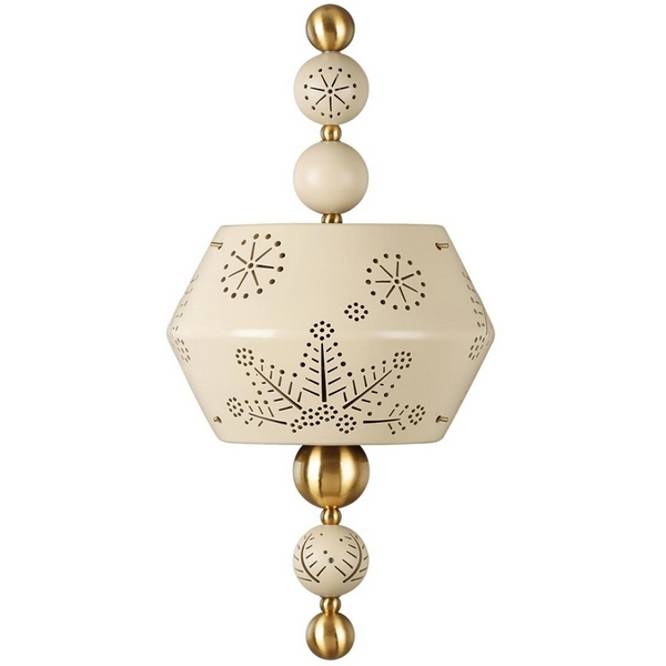 Изображение товара Бра Odeon Light Karelia 5444/1WA бежевый античная бронза металл керамика E27 2W