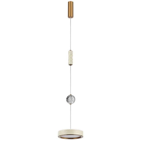 

Подвесной светильник Odeon Light Riviera 5450/32L молочный/античная бронза/металл/керамика/хрусталь/акрил LED x 32W 2000К/3000K/4000K/переключ, Кремовый, Riviera 5450/32L