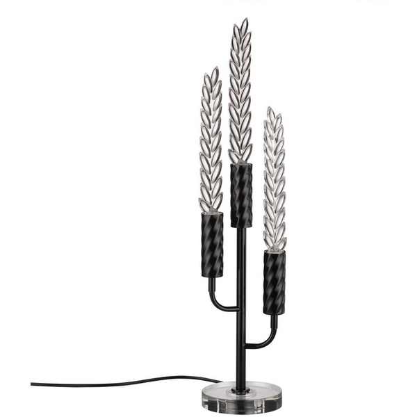 

Настольная лампа Odeon Light Kolos 5459/9TL черный глянцевый/прозрачн./металл/стекло/хрустальное стекло LED 9W 3000K, Прозрачный, Kolos 5459/9TL