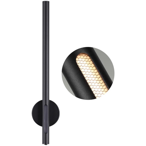 

Настенный светильник Odeon Light Mali 6643/10WL IP20 LED 12W 3000K 220V черный/металл/акрил, Mali 6643/10WL