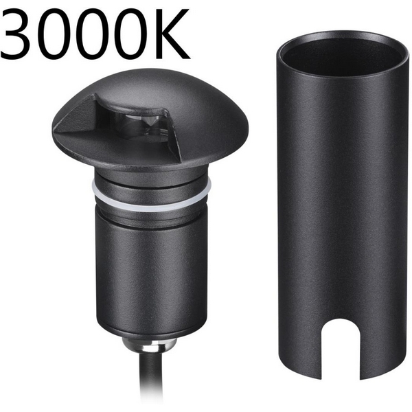 

Встраиваемый грунтовый светильник Odeon Light Wald 6662/1GL3 черный/металл IP67 LED 3W 3000K 12V/24V, Wald 6662/1GL3