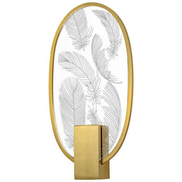 

Настенный светильник Odeon Light Piuma 6664/15WL античн бронза/металл/акрил IP20 LED 15W 900Лм 3000K, Прозрачный, Piuma 6664/15WL