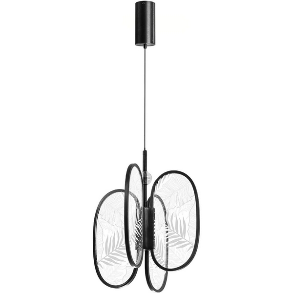 

Подвесной светильник Odeon Light Piuma 6665/38L брашир. черный/металл/акрил IP20 LED 38W 2090Лм 3000K, Прозрачный, Piuma 6665/38L