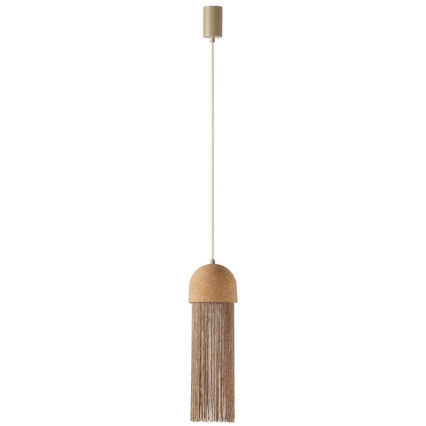 

Подвесной светильник Odeon Light Cork 7073/1 бежевый/пробка/нити/металл IP20 LED GU10 5W 220-240V CORK, Cork 7073/1