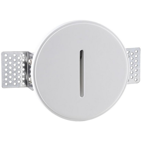 

Подсветка для лестниц и ступеней Odeon Light Gips 7081/3WL круглая металл/гипс LED 3W 3000K 25° 220V, Белый, Gips 7081/3WL