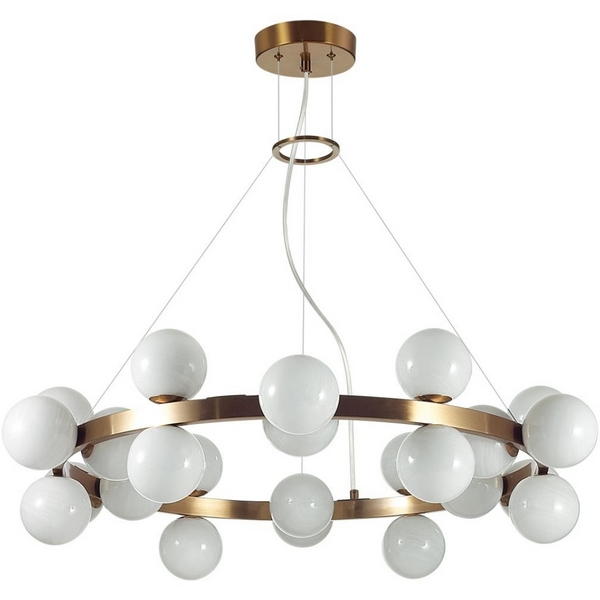 

Подвесной светильник Odeon Light Magia 7109/24 белый/стекло/металл IP20 G9 24*5W 220-240V, Magia 7109/24