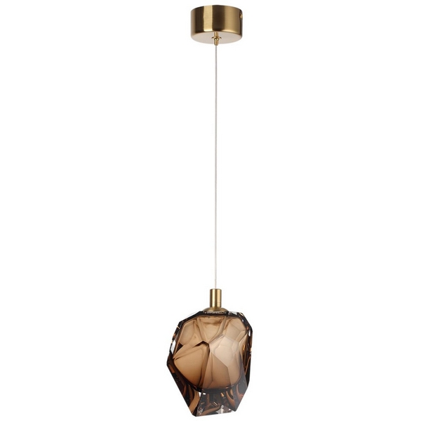 

Подвесной светильник Odeon Light Gemme 7112/4LB коричневый/коньячн. стекло/металл IP20 LED 4W 300Лм 3000K 200° 220V, Gemme 7112/4LB