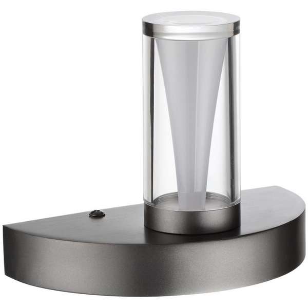 

Бра Odeon Light Defance 7143/5WL черный gun powder/акрил/металл IP20 LED 5W 402Лм 3000K 180° 220V, Defance 7143/5WL