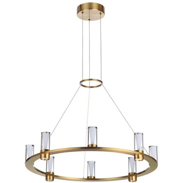 

Подвесной светильник Odeon Light Defance 7144/55L античная бронза/акрил/металл IP20 LED 45W 4260Лм 3000K 180° 220V, Defance 7144/55L