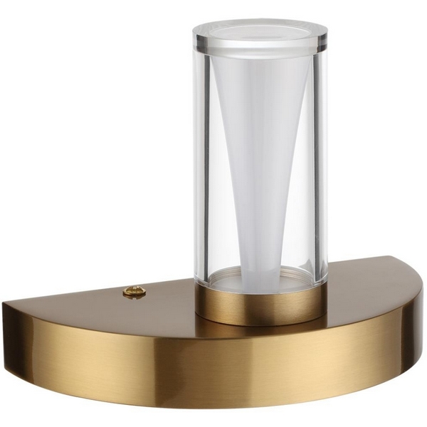 

Бра Odeon Light Defance 7144/5WL античная бронза/акрил/металл IP20 LED 5W 402Лм 3000K 180° 220V, Defance 7144/5WL