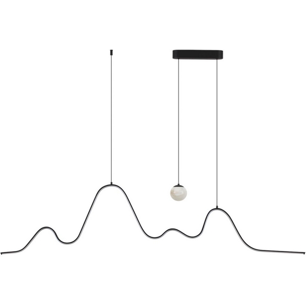 

Подвесной светильник Odeon Light Moonlight 7181/37L черный/алебастр/металл IP20 LED 37W 2600Лм 3000K 120° 220V, Moonlight 7181/37L