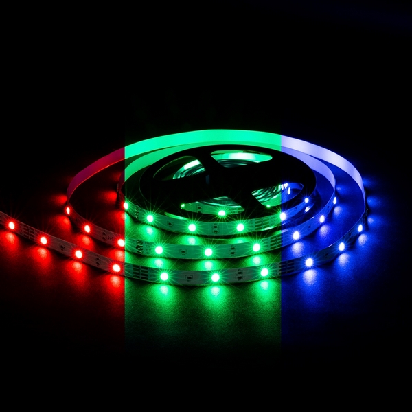 Изображение товара Светодиодная RGB лента OGM 12В 7,2Вт/м с шириной 10мм, 5м Изображение товара Светодиодная RGB лента OGM 12В 7,2Вт/м с шириной 10мм, 5м