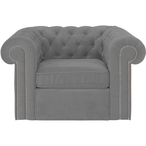 

Кресло Chesterfield ОГОГО (арт.329824), (Ткань/Серый) ОГОГО Обстановочка!, Chesterfield 329824