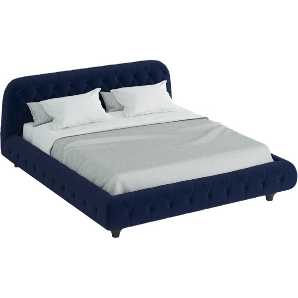 

Кровать Cloud ОГОГО (арт.335949), (Ткань/Темно-синий) ОГОГО Обстановочка!, Cloud 335949