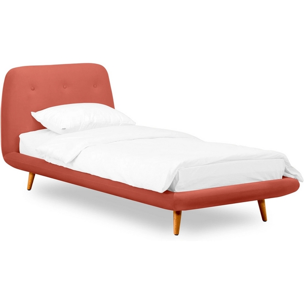 

Кровать Loa 900 ОГОГО (арт.567463), (Ткань/Оранжевый) ОГОГО Обстановочка!, Loa 567463