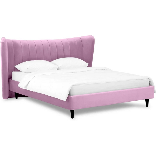 

Кровать Queen II Agata L ОГОГО (арт.574764), (Ткань/Сиреневый) ОГОГО Обстановочка!, Queen Ii 574764