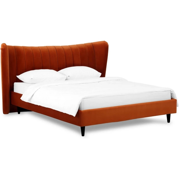 

Кровать Queen II Agata L ОГОГО (арт.574766), (Ткань/Оранжевый) ОГОГО Обстановочка!, Queen Ii 574766