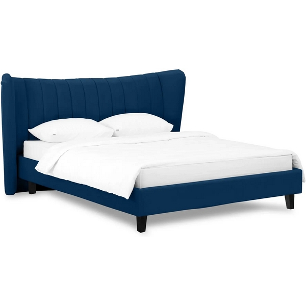 

Кровать Queen II Agata L ОГОГО (арт.574962), (Ткань/Синий) ОГОГО Обстановочка!, Queen Ii 574962