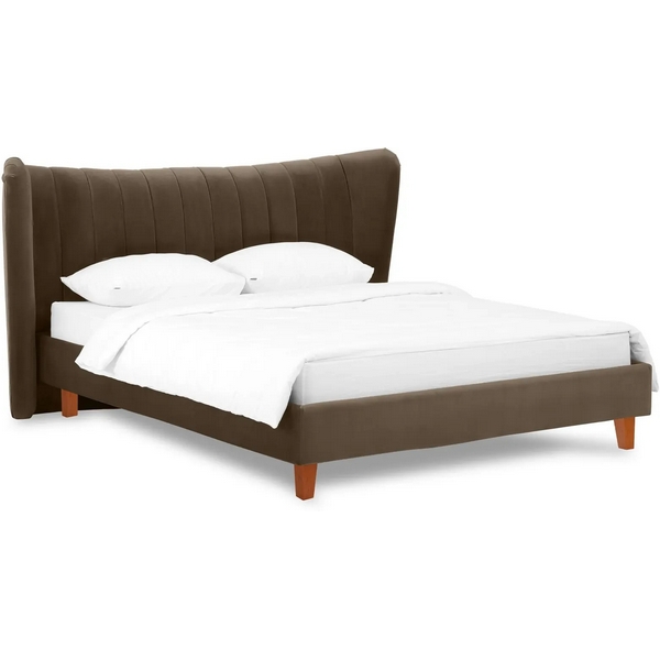 

Кровать Queen II Agata L ОГОГО (арт.574968), (Ткань/Коричневый) ОГОГО Обстановочка!, Queen Ii 574968