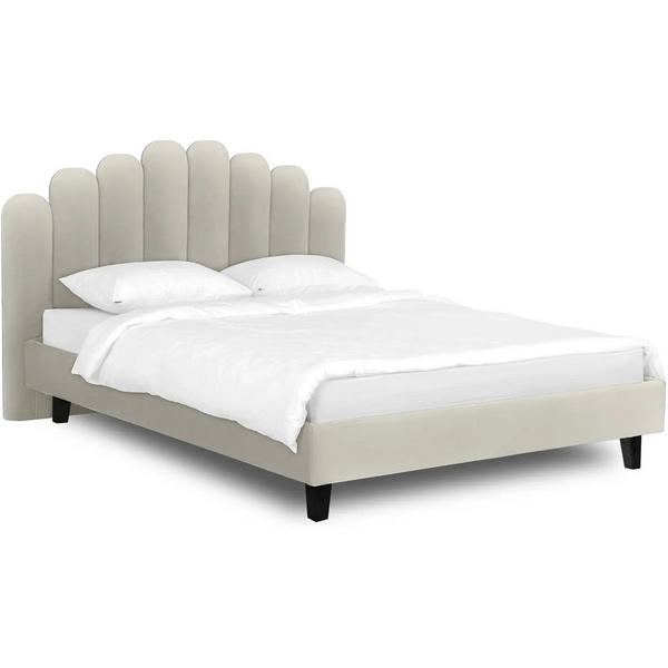 

Кровать Queen II Sharlotta L 1600 ОГОГО (арт.577100), (Ткань/Белый) ОГОГО Обстановочка!, Queen Ii 577100