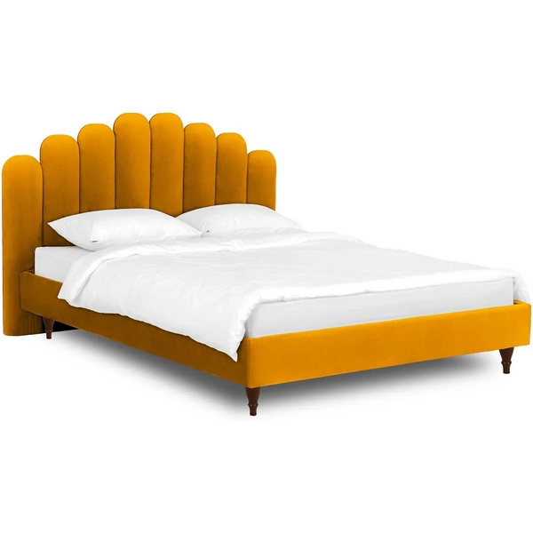 

Кровать Queen II Sharlotta L 1600 ОГОГО (арт.577190), (Ткань/Желтый) ОГОГО Обстановочка!, Queen Ii 577190