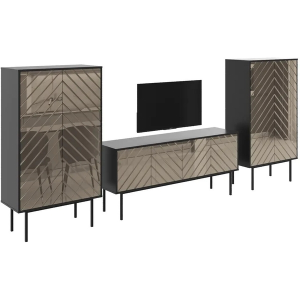 

Композиция Boho 5 ОГОГО (арт.578676), (ЛДСП/Черный,Бронзовый) ОГОГО Обстановочка!, Boho 578676