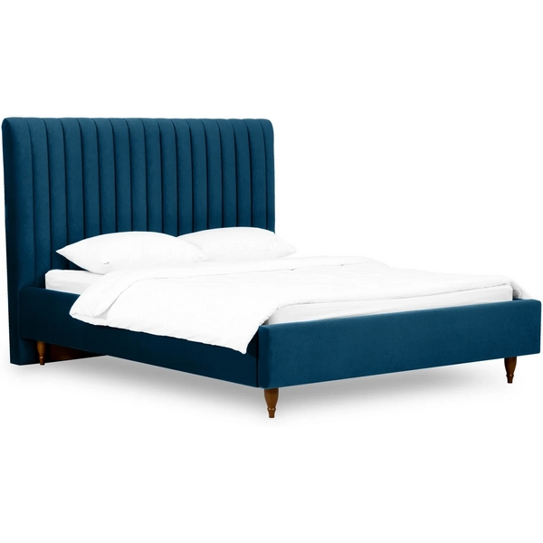 

Кровать Dijon 1600 ОГОГО (арт.588173), (Микрофибра/Темно-синий) ОГОГО Обстановочка!, France 588173