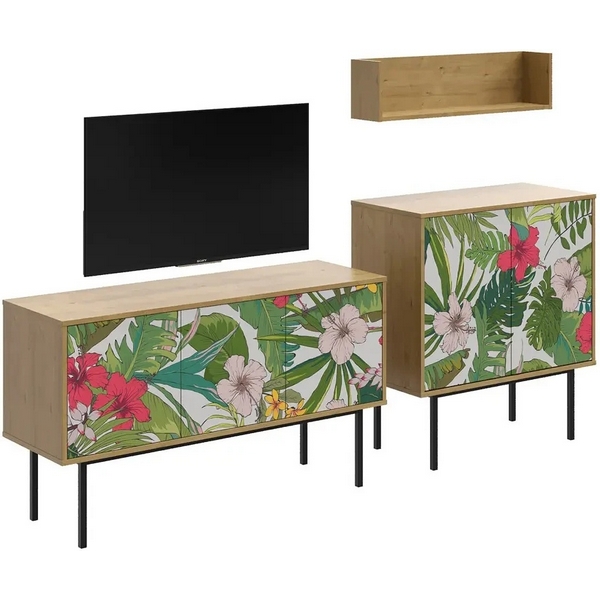 

Композиция Boho Color 1 ОГОГО (арт.599544), (ЛДСП/Дуб Корбридж) ОГОГО Обстановочка!, Boho Color 599544