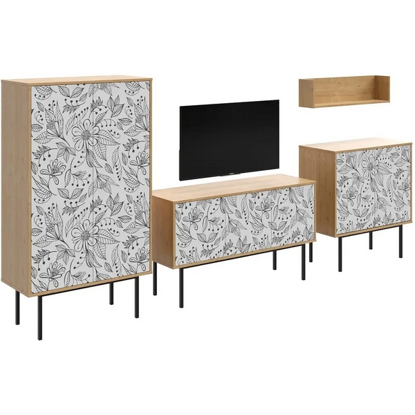 

Композиция Boho Color 2 ОГОГО (арт.599552), (ЛДСП/Дуб Корбридж) ОГОГО Обстановочка!, Boho Color 599552