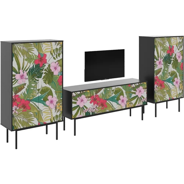 

Композиция Boho Color 5 ОГОГО (арт.599598), (ЛДСП/Черный) ОГОГО Обстановочка!, Boho Color 599598