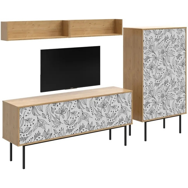 

Композиция Boho Color 6 ОГОГО (арт.599600), (ЛДСП/Дуб Корбридж) ОГОГО Обстановочка!, Boho Color 599600