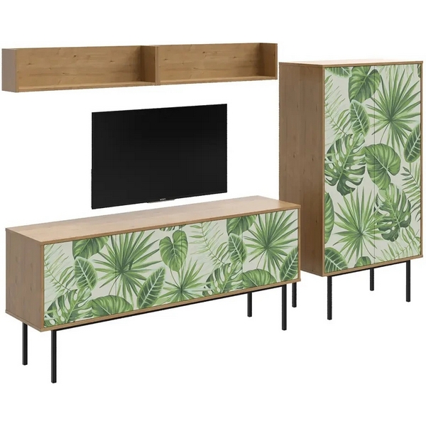 

Композиция Boho Color 6 ОГОГО (арт.599603), (ЛДСП/Дуб Корбридж) ОГОГО Обстановочка!, Boho Color 599603