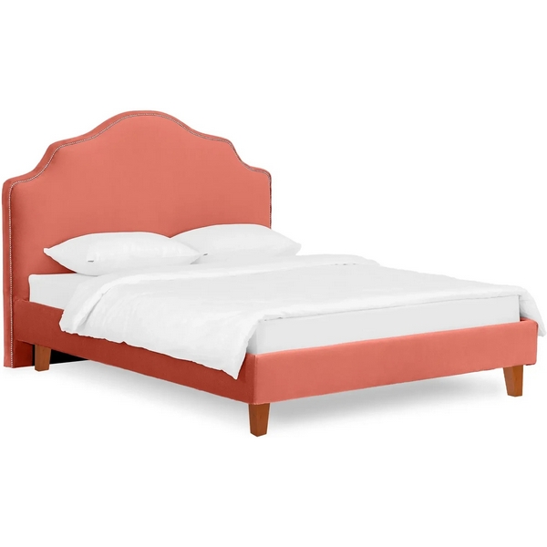 

Кровать Queen II Victoria L 1600 ОГОГО (арт.663250), (Ткань/Оранжевый) ОГОГО Обстановочка!, Queen Ii 663250